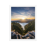 Affiche de La Réunion Rivière des Remparts au Crépuscule 30 × 40 cm / Blanc - photographie Franck Grondin