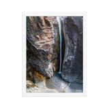 Affiche de La Réunion Cascade de Bras Rouge 30 × 40 cm / Blanc - photographie Franck Grondin