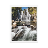 Affiche de La Réunion Cascade du Bassin Carrosse 30 × 40 cm / Blanc - photographie Franck Grondin