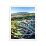 Affiche de La Réunion Givre sur les Hauts du Volcan 30 × 40 cm / Blanc - photographie Franck Grondin