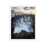 Affiche de La Réunion Le Gouffre du Baril 30 × 40 cm / Blanc - photographie Franck Grondin