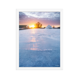 Affiche de La Réunion Les Salines de la Pointe au Sel 30 × 40 cm / Blanc - photographie Franck Grondin