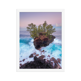 Affiche de La Réunion Le Parc à Cabri à l'Heure Bleue 30 × 40 cm / Blanc - photographie Franck Grondin