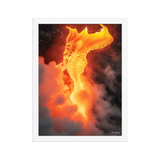Affiche de La Réunion Robe de Feu, Février 2026 30 × 40 cm / Blanc - photographie Franck Grondin