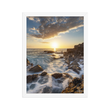 Affiche de La Réunion Crépuscule près du Gouffre 30 × 40 cm / Blanc - photographie Franck Grondin