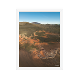 Affiche de La Réunion La Plaine des Sables 30 × 40 cm / Blanc - photographie Franck Grondin