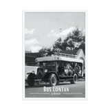 Affiche de la Réunion Car Courant d’Air Noir & Blanc 50 × 70 cm / Blanc - Univile