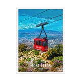 Affiche de Toulon Mont Faron 50 × 70 cm / Blanc - Univile