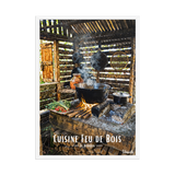Affiche de la Réunion Cuisine Feu de Bois 50 × 70 cm / Blanc - Univile