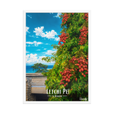 Affiche de la Réunion Letchi Péi 50 × 70 cm / Blanc - Univile