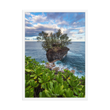 Affiche de La Réunion Roche Pas de Cabris 50 × 70 cm / Blanc - Univile La Réunion