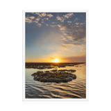 Affiche de La Réunion Marée Basse 50 × 70 cm / Blanc - Univile La Réunion