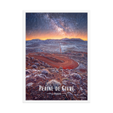 Affiche de La Réunion Plaine de Givre 50 × 70 cm / Blanc - Univile La Réunion