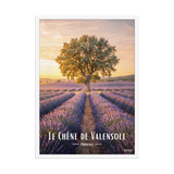 Affiche de Provence Le Chêne de Valensole 50 × 70 cm / Blanc - Univile Provence