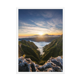Affiche de La Réunion Rivière des Remparts au Crépuscule 50 × 70 cm / Blanc - photographie Franck Grondin