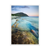 Affiche de La Réunion Crépuscule sur le Piton de Grande Anse 50 × 70 cm / Blanc - photographie Franck Grondin