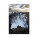 Affiche de La Réunion Le Gouffre du Baril 50 × 70 cm / Blanc - photographie Franck Grondin