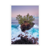 Affiche de La Réunion Le Parc à Cabri à l'Heure Bleue 50 × 70 cm / Blanc - photographie Franck Grondin