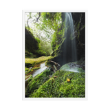 Affiche de La Réunion Cascade de la Ravine Citron Galet 50 × 70 cm / Blanc - photographie Franck Grondin