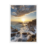 Affiche de La Réunion Crépuscule près du Gouffre 50 × 70 cm / Blanc - photographie Franck Grondin