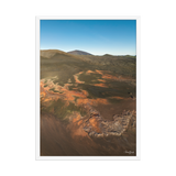 Affiche de La Réunion La Plaine des Sables 50 × 70 cm / Blanc - photographie Franck Grondin