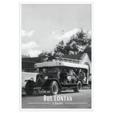 Affiche de la Réunion Car Courant d’Air Noir & Blanc 61 × 91 cm / Blanc - Univile