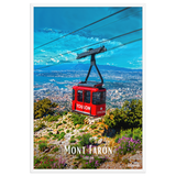 Affiche de Toulon Mont Faron 61 × 91 cm / Blanc - Univile