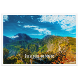 Affiche de la Réunion Belvédère du Maïdo horizontal 61 × 91 cm / Blanc - Univile