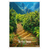 Affiche de la Réunion Ultra Trail 61 × 91 cm / Blanc - Univile