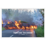 Affiche de La Réunion Frontière Volcanique 61 × 91 cm / Blanc - Univile La Réunion