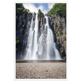 Affiche de La Réunion Cascade Niagara 61 × 91 cm / Blanc - Univile La Réunion