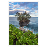 Affiche de La Réunion Roche Pas de Cabris 61 × 91 cm / Blanc - Univile La Réunion