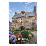 Affiche de Bretagne Locronan 61 × 91 cm / Blanc - Univile Bretagne