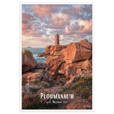 Affiche de Bretagne Ploumanac'h 61 × 91 cm / Blanc - Univile Bretagne