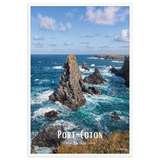 Affiche de Bretagne Port-Coton 61 × 91 cm / Blanc - Univile Bretagne