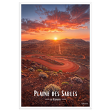 Affiche de La Réunion Plaine des Sables 61 × 91 cm / Blanc - Univile La Réunion
