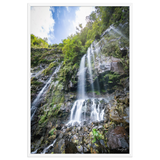 Affiche de La Réunion Grand Galet 61 × 91 cm / Blanc - photographie Franck Grondin