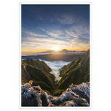 Affiche de La Réunion Rivière des Remparts au Crépuscule 61 × 91 cm / Blanc - photographie Franck Grondin