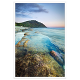 Affiche de La Réunion Crépuscule sur le Piton de Grande Anse 61 × 91 cm / Blanc - photographie Franck Grondin