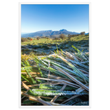 Affiche de La Réunion Givre sur les Hauts du Volcan 61 × 91 cm / Blanc - photographie Franck Grondin
