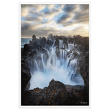 Affiche de La Réunion Le Gouffre du Baril 61 × 91 cm / Blanc - photographie Franck Grondin