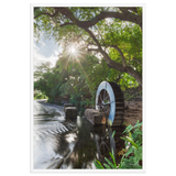 Affiche de La Réunion Le Moulin de la Tour des Roches 61 × 91 cm / Blanc - photographie Franck Grondin