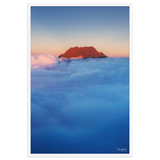 Affiche de La Réunion Gros Morne, Mer de Nuages 61 × 91 cm / Blanc - photographie Franck Grondin