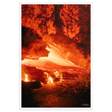 Affiche de La Réunion Coulée de Février 2026 61 × 91 cm / Blanc - photographie Franck Grondin