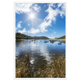 Affiche de La Réunion Le Lac Argamasse 61 × 91 cm / Blanc - photographie Franck Grondin