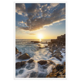 Affiche de La Réunion Crépuscule près du Gouffre 61 × 91 cm / Blanc - photographie Franck Grondin
