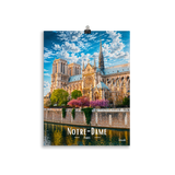 Affiche de Paris Notre-Dame 30 × 40 cm / Sans Cadre - Univile