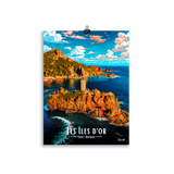 Affiche de Saint-Raphaël Les Îles d’Or 30 × 40 cm / Sans Cadre - Univile