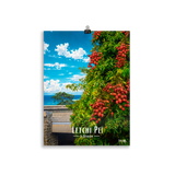 Affiche de la Réunion Letchi Péi 30 × 40 cm / Sans Cadre - Univile