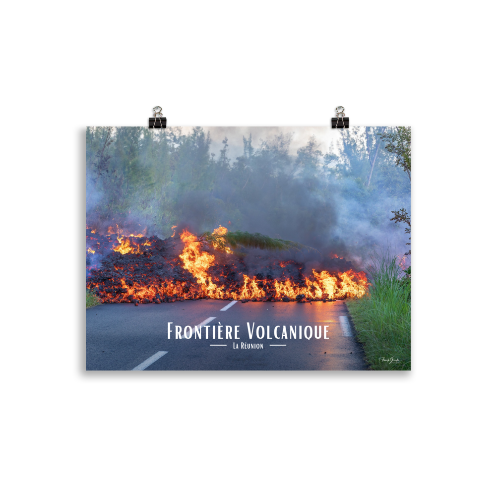 Affiche de La Réunion Frontière Volcanique - Univile La Réunion (vue 3)